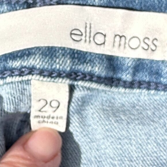 EUC Vintage Ella Moss High Waist Edie Kick-Flare Cropped Jeans - Picture 12 of 14